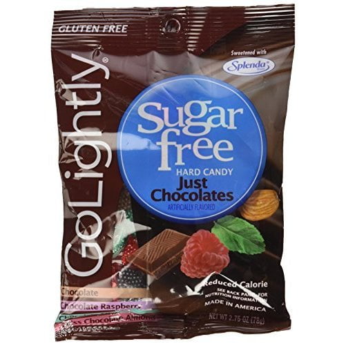 Go Lightly Sugar Free Hard Candy "Just Chocolates" Assortment, 2.75 oz