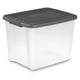 thumbnail image 3 of Set de 12 Contenedores de Almacenamiento Transparentes Sterilite de 47L con Tapa Gris, 3 of 6