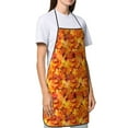 thumbnail image 4 of Pofeuu Autumn Maple Leaf Pile Print Aprons with Pockets, Cute Aprons for Kitchen, Cooking, Server, Barber, Chef Apron, 4 of 7