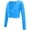 Blue, variant on Long Sleeve Leotards for Girls, Children and Girls Solid Color Dance Practice Body Long Sleeve Warm Coat Shawl, Sizes 4-14 Years