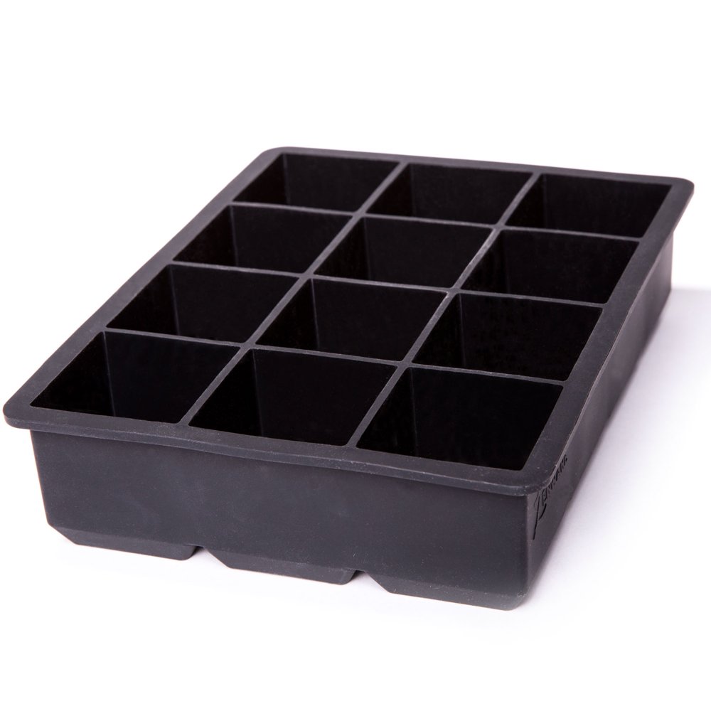 Zenware Silicone Extra Large 2 Inch 12 Ice Cubes Tray Mold Walmart