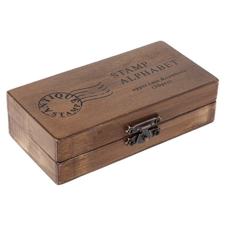 Retro Alphabet Stamps Set Mini Stamp Clay Crafts Making Accessory