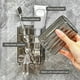 thumbnail image 3 of Portacepillos de Dientes, Portavasos de Pared, Estante de Almacenamiento, Vaso para Enjuague Bucal de Baño Sin Perforaciones, Juego de Portacepillos de Dientes, 3 of 6