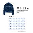 thumbnail image 5 of Cazadora corta de mezclilla MCHK 6019. Color azul. Para mujer, 5 of 5
