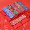 thumbnail image 2 of Chinese Style Lucky Money Bag Cloth Floral Red Envelope Pocket New Year Packet, 2 of 9