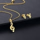 thumbnail image 3 of Liquidación de ofertas flash Conjunciones con collares y pendientes de acero inoxidable Fiudx, 3 of 7