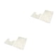 thumbnail image 4 of Alfombrilla absorbente de poliéster Bewildely Chenille Safe White 50*80+50*50 Blanco 50*80+50*50, 4 of 6