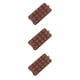 thumbnail image 5 of Ounissouiy 15-grid Silicone Chocolate Mold Reusable Rose Baking Mould Shape Kitchen Cake Crafting Molds DIY Handmade Flower for Biscuits Marrón 22x10x1.7cm 3piezas, 5 of 6