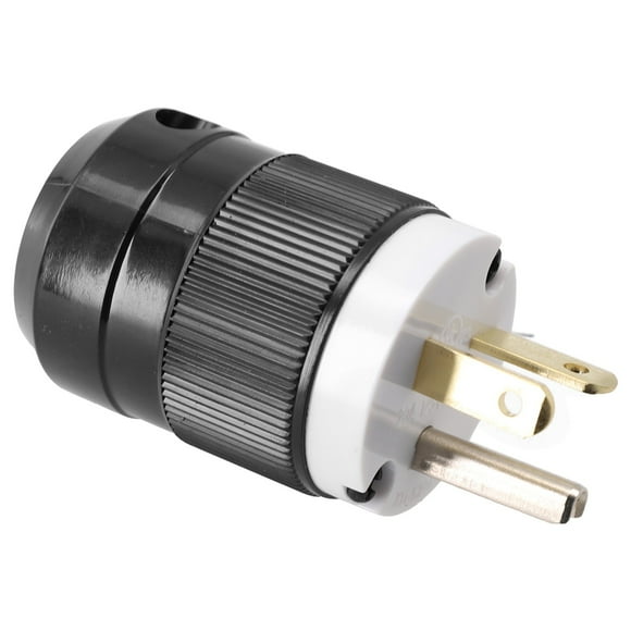 2 Pole 3 Wire Plug 1PCS 20A NEMA Plug Connector 5-20P Grounding Heavy Duty Male Replacement Replacement Useful
