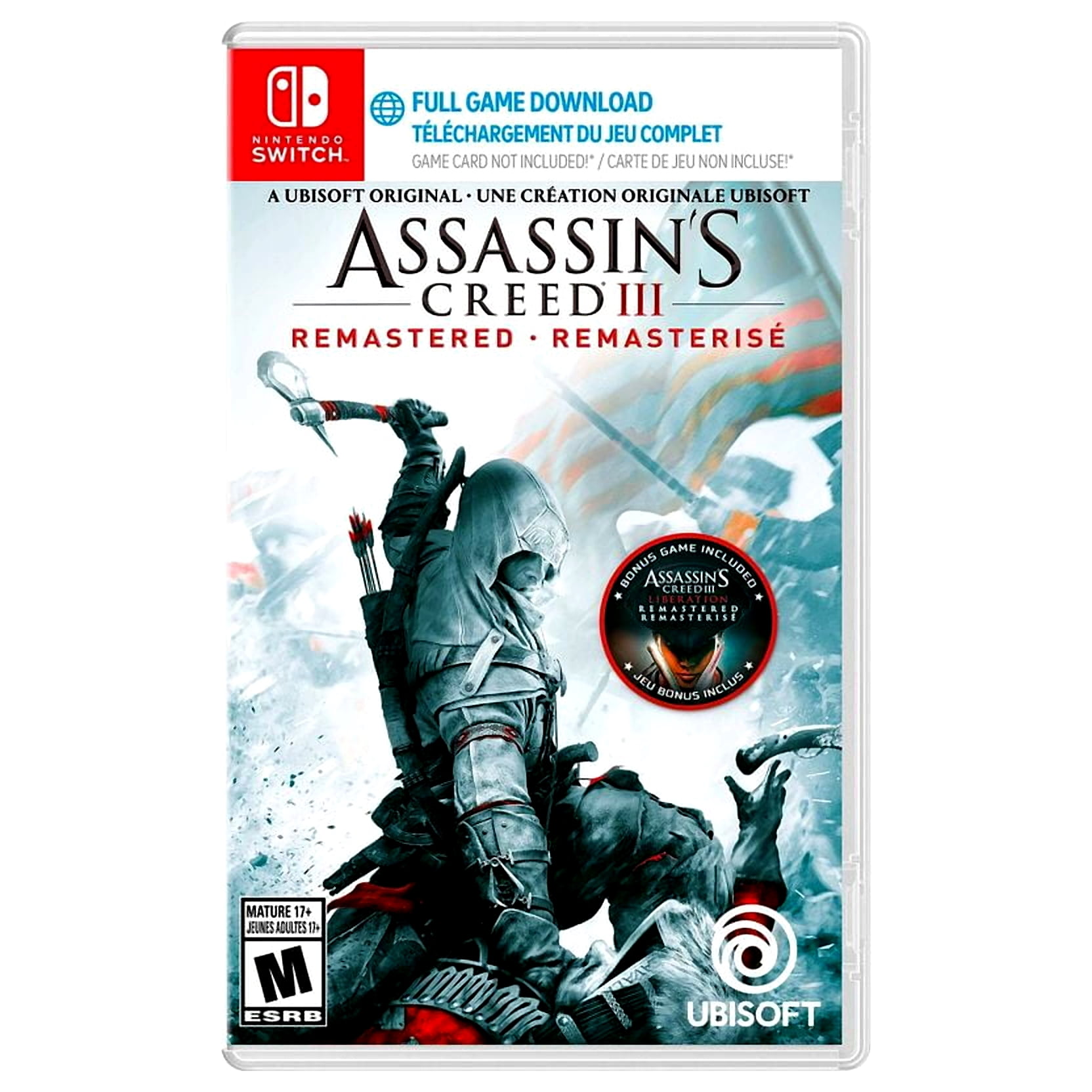 その他 Assassin's Creed III Remastered (Switch) Ubisoft's Assassin's Creed III Remastered Game for Nintendo Switch