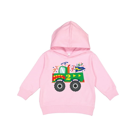 Inktastic 2nd Birthday Monster Truck Toddler Hoodie