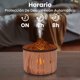 thumbnail image 4 of Difusor de aceites esenciales VAVSEA, difusor de llama de 400 ml, humidificador de aire con control remoto, para dormitorio y hogar, color madera, 4 of 7