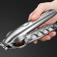 thumbnail image 3 of Portable 304 Stainless Steel Nut Clamp & Chestnut Clamp Ergonomic Design For Easy & Shelling Durable & Ideal For Home & Kitchen Use Extra Large Clips Stainless Steel Paper Clips Snack Throwback Bag, 3 of 3