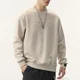 thumbnail image 2 of Ropa para hombre Camiseta holgada con letras para hombre Sudaderas lisas Cuello redondo Unicolor Tendencias de moda 2024 Camiseta de otoño coreana a granel, 2 of 5