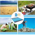 thumbnail image 4 of Portable Beach Blanket Sandproof Sandfree Camping Hiking Mat Lightweight Waterproof Outdoor Travel Picnic Pad 78.7x82.7 inches, 4 of 4