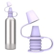 thumbnail image 1 of Iodue Straw Water Bottle Mouth Conversion Head Anti Nozzle Car Anti Overflow Portable Silicone Drinking Water Bottle Conversion Cap, 1 of 4