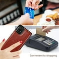 thumbnail image 5 of for Samsung Galaxy A22 5G (Not 4G) Wallet Case with Card Holder,PU Leather Kickstand Card Slots Case Double Magnetic Clasp Durable Shockproof Cover for Samsung Galaxy A22 5G Brown-SK, 5 of 18