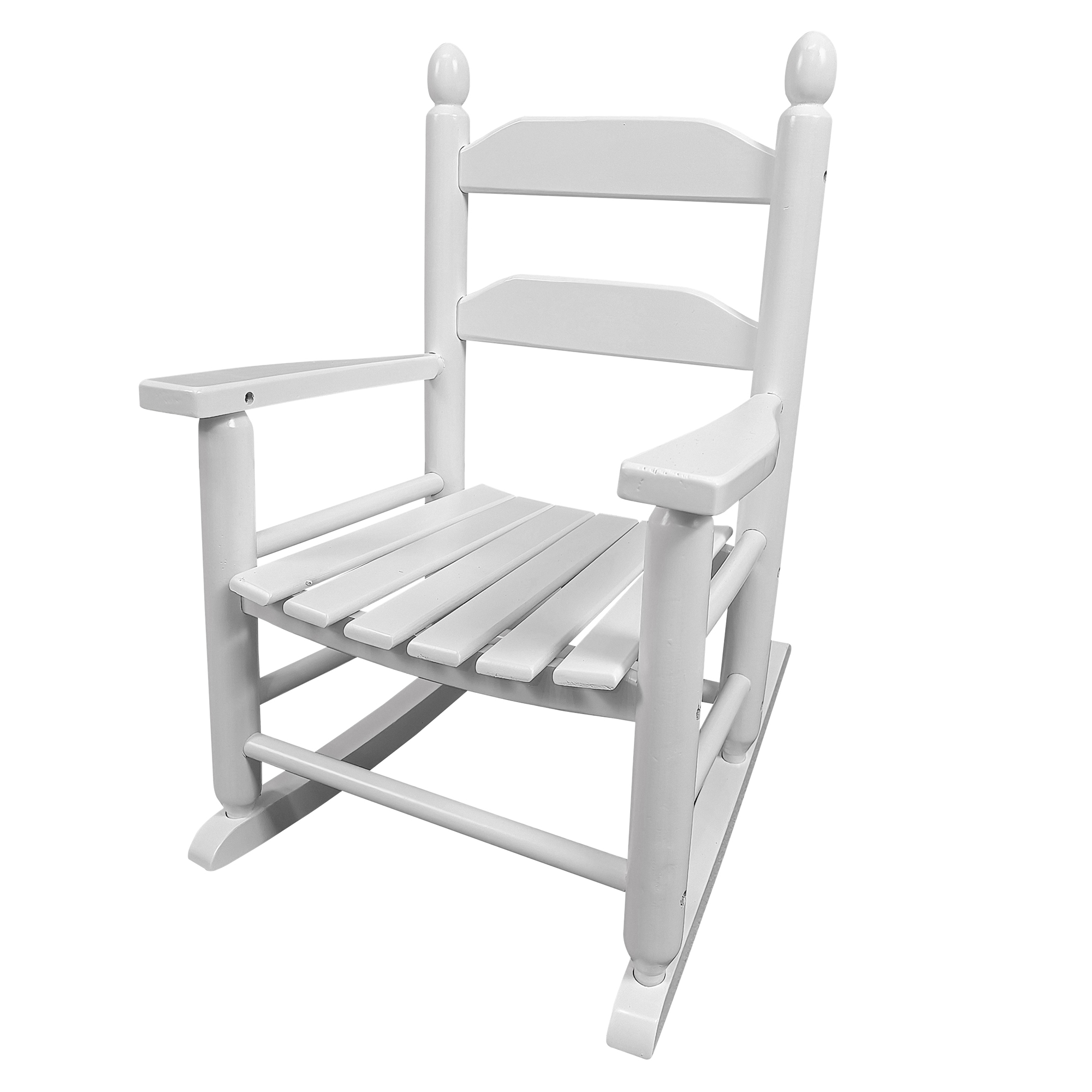 Garden Wooden Furniture Child Rocking Chair, Porch Rocking Chair with Handrail, Oak - image 2 of 7