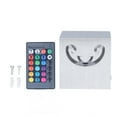 thumbnail image 1 of RGB Aluminum Wall Light 3W LED Lamp Beads Hollow Design 24 Keys Control 360° Luminous LED Wall Lamp for Bedroom 85‑277V, 1 of 10