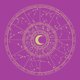 thumbnail image 1 of Mantel de Tarot con cielo estrellado psicodélico, tela de Altar, Triple Luna, pentagramas, rueda del zodiaco, astrología, Mandala, tapiz de Tarot. qym unisex, 1 of 2
