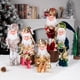 thumbnail image 2 of Venta caliente de muñecos navideños elfos colgantes adorno cara sonriente como Mark Robert peluches elfos para decoración del árbol de Navidad, 2 of 5