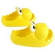 thumbnail image 4 of Sandalias de punta abierta con forma de dinosaurio de dibujos animados para niños y niñas, pantuflas de suela gruesa de EVA suave, longitud interior de 170 cm, 24 a 25 cm, color amarillo, 4 of 15