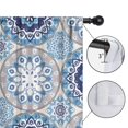 thumbnail image 4 of Blackout Kids Curtains,Blue Ethnic Mandala Pattern Childrens Insulated Curtains Set Of 2,Bedroom Essentials,Toddler Room Decor 42x84in(106x213cm), 4 of 5
