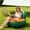 Green, variant on Lunxisen 1 Pcs Inflatable Sofa Portable Outdoor Recliner Camping Furniture Foldable Lazy Chair for Adults Indoor Lounge Comfort