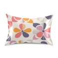thumbnail image 7 of Yayeee Pillowcase Queen Size Set of 2 Satin Wrinkle Resistant Pillow Case, Purple Retro Flower, 7 of 7