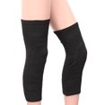 thumbnail image 3 of 1 Pair Breathable Wool Winter Knee Warmer Unisex Thicken Elastic Knee Brace Knee Pad Knees Sleeves (Black, Random Color of Inner), 3 of 7