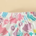 thumbnail image 4 of WIBACKER Easter Outfits for Infant Girls Clothes Bunny Romper Tops + Flared Pants + Headband Baby Set, 4 of 10