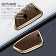 thumbnail image 5 of For BMW A 4 buttons X1 X3 X5 X6 X7 1 3 5 6 7 Series G20 G30 G11 F15 F16 G01 G02 F48 Zinc alloy+leather Car Remote Key Case Cover, 5 of 9