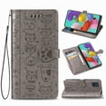 thumbnail image 2 of Funda Cartera FOXDOCK para Samsung Galaxy A71 5G , Flip PU con Relieve de Gatos y Perros, Tarjetero y Soporte, 2 of 6