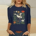 thumbnail image 2 of My Orders Cute Summer Tops for Women Floral Womens Blouses Casual Plus Size Summer Tees for Women 2025 Trendy Women Tank Tops Loose Purple Warehouse Today Shipping, 2 of 4