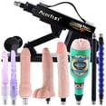 thumbnail image 1 of Máquina de consoladores Sex Machine con consolador realista, máquina de sexo para mujer con conector 3XLR, máquina sexual propulsora para hombre, juguetes para adultos, juguete sexual con 8 accesorios, 1 of 8