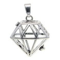 thumbnail image 6 of EHJRE 6 Pack 3D Necklace Lockets Pendant Charm Cage Box Ball Jewelry Findings, 6 of 9
