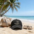 thumbnail image 6 of Funny Canadian Wolf Birds Pattern Hat Vintage Washed Adjustable Baseball Cap for Men Women #C, 6 of 9