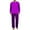 Purple A, variant on Ashirexll Mens Pajamas Set, Two Piece Sets, Long Sleeve Sleepwear Set Soft Solid Color Sleepwear and Home Loungewear
