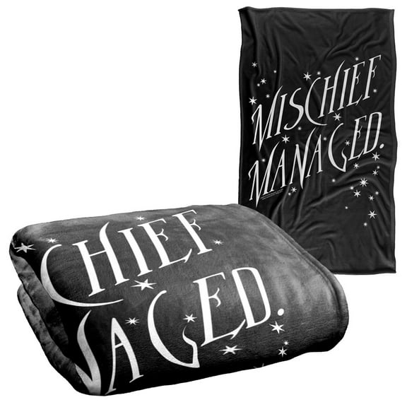 Harry Potter Mischief Managed 4 Silky Touch Super Soft Throw Blanket 36" x 58"