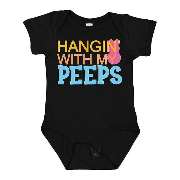 Inktastic Hanging with My Peeps Boys or Girls Baby Bodysuit