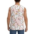 thumbnail image 4 of Haiem Men's Goose Queen Print Tank Tops Summer Sleeveless Cut Off Workout T-Shirts Fitness Vest Athletic Undershirts-X-Large, 4 of 8