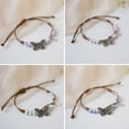 thumbnail image 3 of Aellinatey Butterfly Star Pendant Woven Bracelet Adjustable Size Fashion Ceramic Bead, 3 of 15