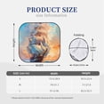 thumbnail image 3 of Easygdp Sailing Ship Ocean Sunset for 2 PCS Foldable Car Sun Shade Front Windshield Sun Protection Cover for Car, SUV, Truck-Small, 3 of 6
