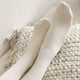 thumbnail image 5 of Minnieouse Medias a rayas de camello blanco crema para mujer, pantimedias cálidas ligeras y cómodas para invierno Medias Color de piel, 5 of 6
