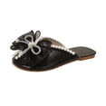 thumbnail image 2 of Slide Sandals Beach Sandals Anti Slip Slip on Sandals for Street Pool Travel Black 43, 2 of 9