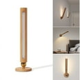 thumbnail image 2 of EIMELI Smart 360 Degree Light Magnetic Connection Wooden Night Light Rotatable Stepless Dimming USB Rechargeable for Wall Room, 2 of 10