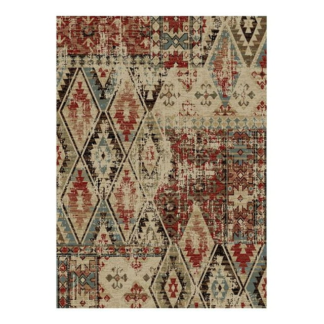 Mayberry Rug AD2030 2X8 2 ft. 3 in. x 7 ft. 7 in. American Destination Tuscon Area Rug, Multi Color