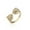 Leopard10685, variant on Leopard Zircon Open Ring Gold Plated Copper Brass Adjustable Dainty Fashion Jewelry For Women For Simple Style