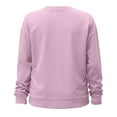 thumbnail image 5 of QIUOMBBP Long Sleeve Shirts for Women Maternity Crew Neck Pullover Sweatshirts Pregnancy Funny Print Tops Loungewear Pink S, 5 of 7