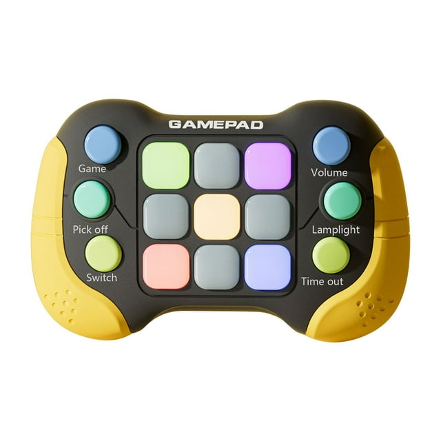 Fiudx juguetes Fast Push Game Fidget Toys Juegos intermitentes mejorados para niños Quick Push Light Up Fidget Game Controller Regalo Consola portátil Gamepad Juguete para niños Niñas Adolescentes